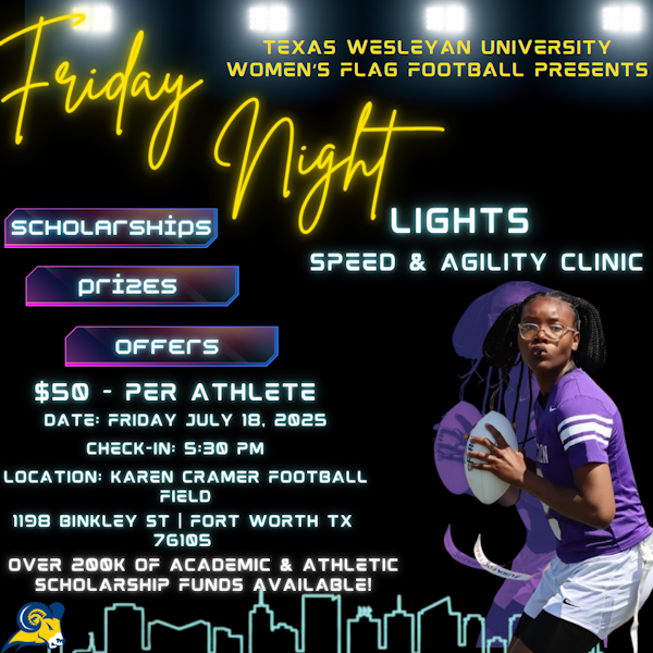 Speed & Agility Clinic Flyer